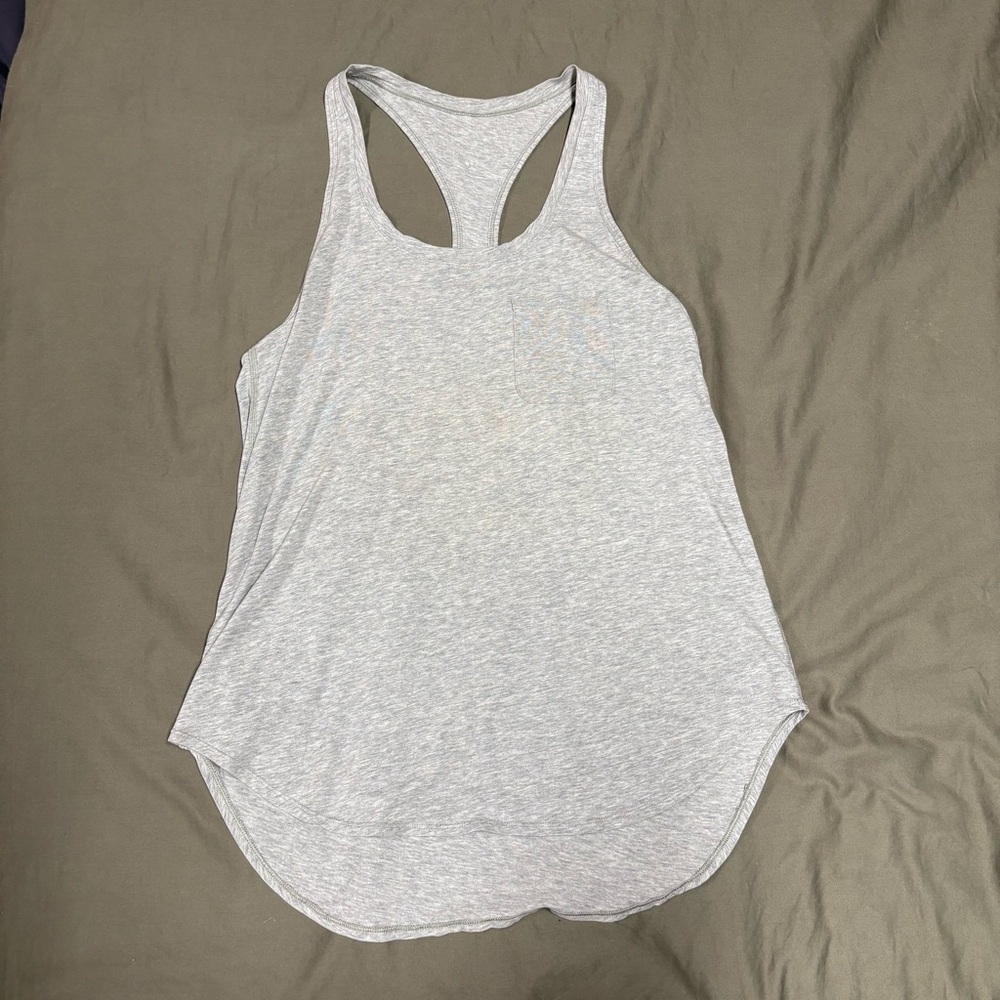 lululemon athletica love tank, Light Heather Gray